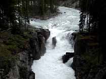 Waterval in Banff National Park