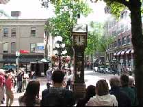 Stoomklok in Gastown Vancouver